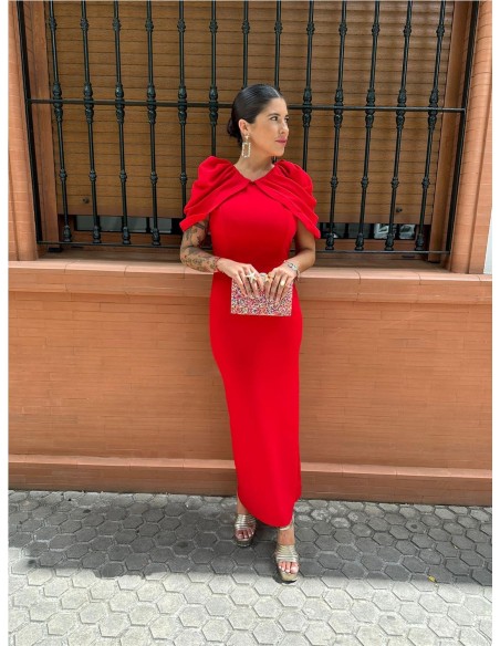 VESTIDO MARISOL ROJO