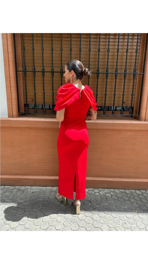 VESTIDO MARISOL ROJO VESTIDO MARISOL ROJO