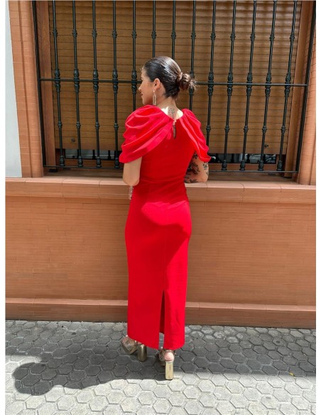 VESTIDO MARISOL ROJO