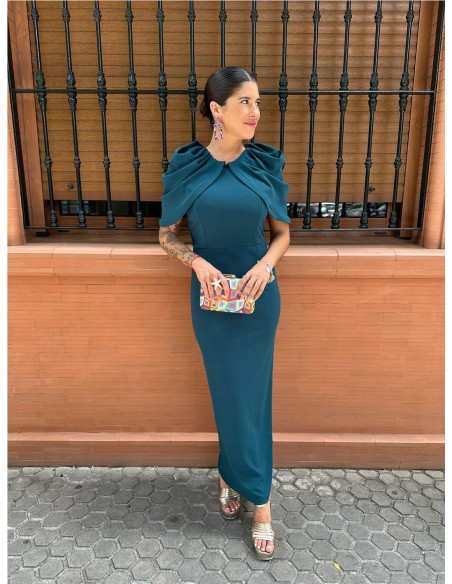 VESTIDO MARISOL PETROLEO