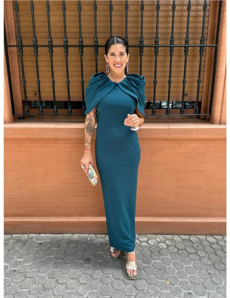 VESTIDO MARISOL PETROLEO