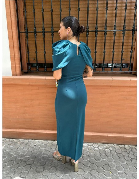 VESTIDO MARISOL PETROLEO