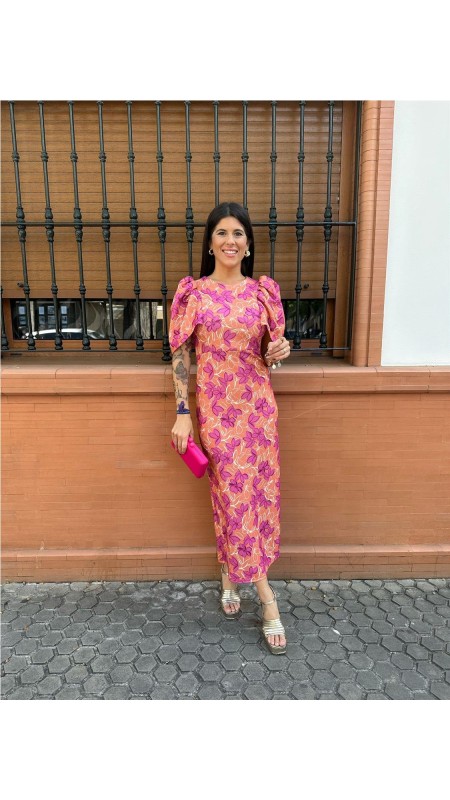 VESTIDO TALYA NARANJA