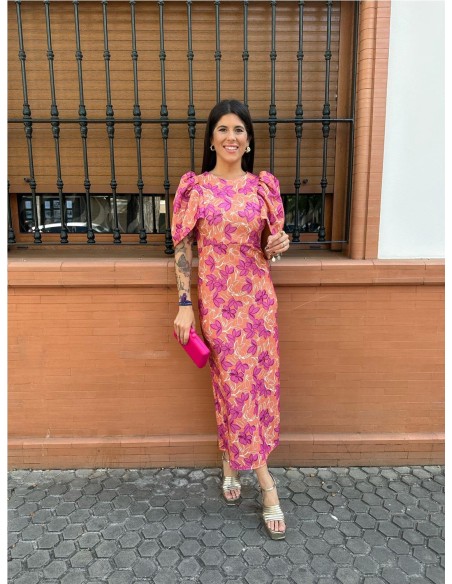 VESTIDO TALYA NARANJA