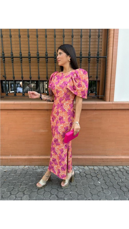 VESTIDO TALYA NARANJA 2