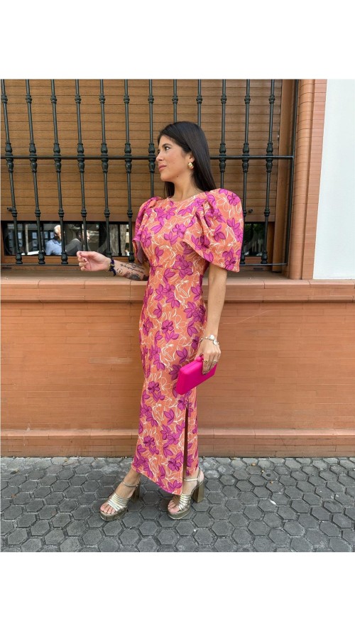 VESTIDO TALYA NARANJA VESTIDO TALYA NARANJA