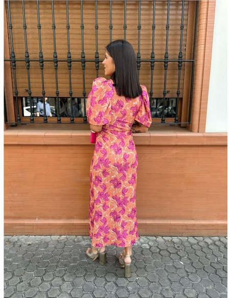 VESTIDO TALYA NARANJA