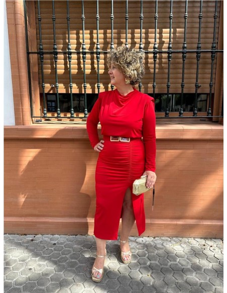 VESTIDO MARISA ROJO