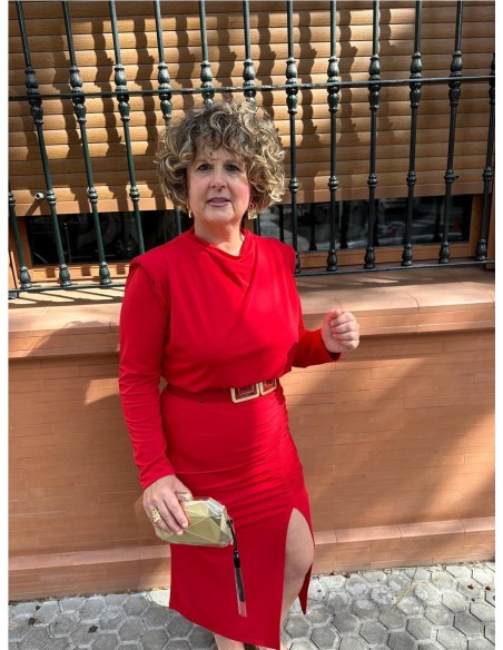 VESTIDO MARISA ROJO
