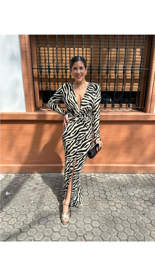 VESTIDO ZAFRA BEIG