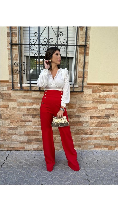 TOP ENCAJES BLANCO 2