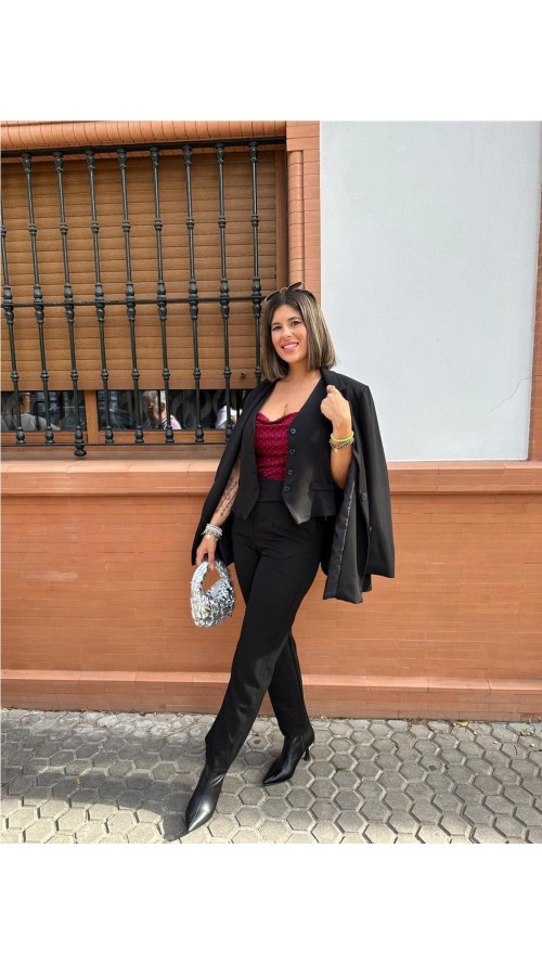 PANTALON LISA NEGRO