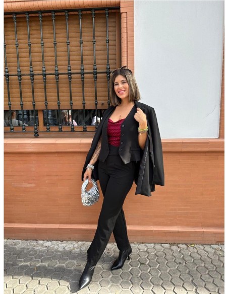 PANTALON LISA NEGRO