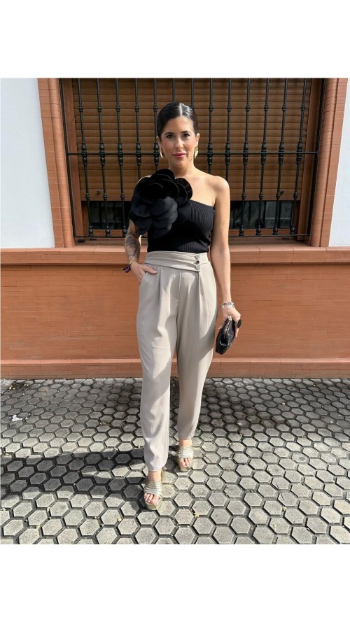 PANTALON MARA TAUPE