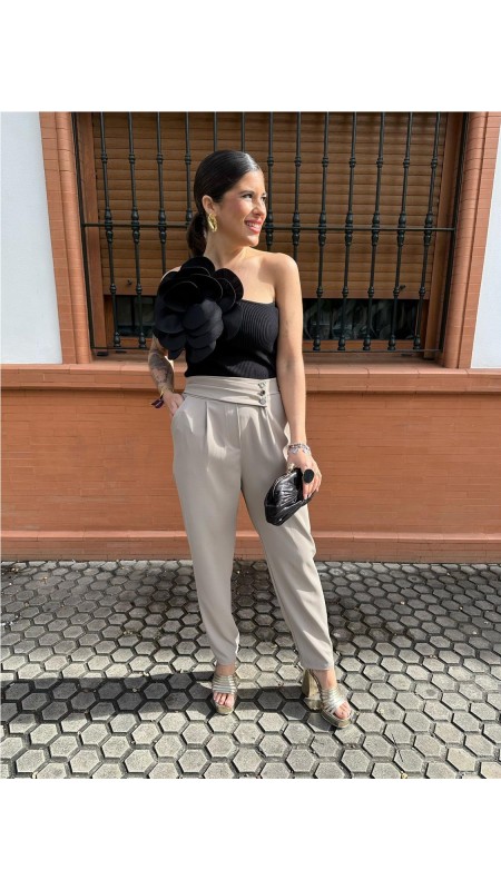 PANTALON MARA TAUPE 2