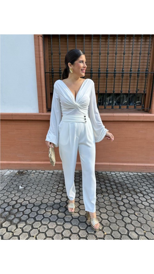 PANTALON MARA BLANCO