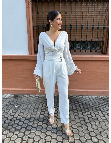 PANTALON MARA BLANCO