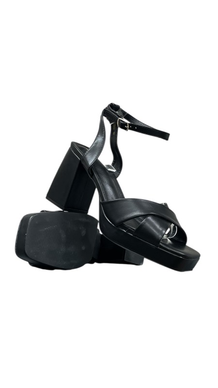 SANDALIA TACON CRUZADA NEGRO 2