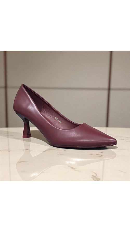 ESTILETO TACON MEDIO BURDEOS