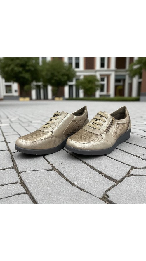 ZAPATO CUÑA ELASTICOS BRONCE ZAPATO CUÑA ELASTICOS BRONCE