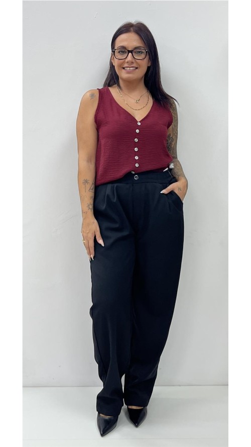 PANTALON ALAVA NEGRO PANTALON ALAVA NEGRO