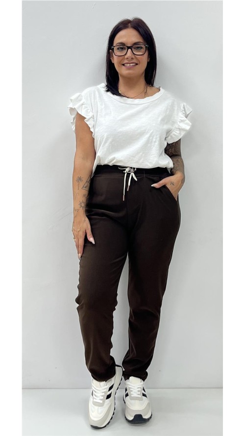 PANTALON ALMERIA MARRON PANTALON ALMERIA MARRON