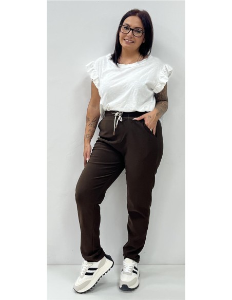 PANTALON ALMERIA MARRON