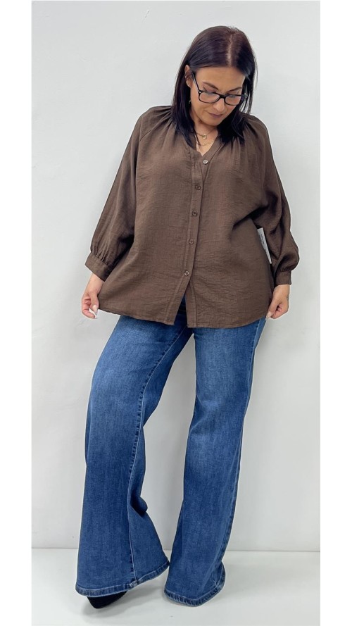 CAMISA HUELVA MARRON CAMISA HUELVA MARRON