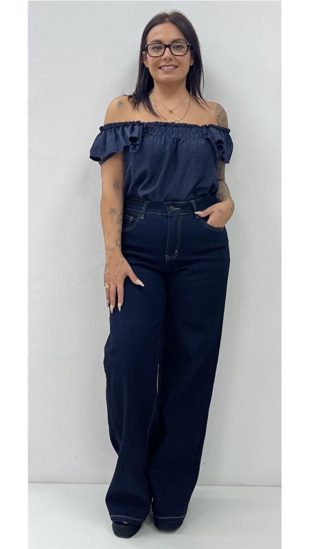 PANTALON ZAMARA VAQUERO OSCURO 2