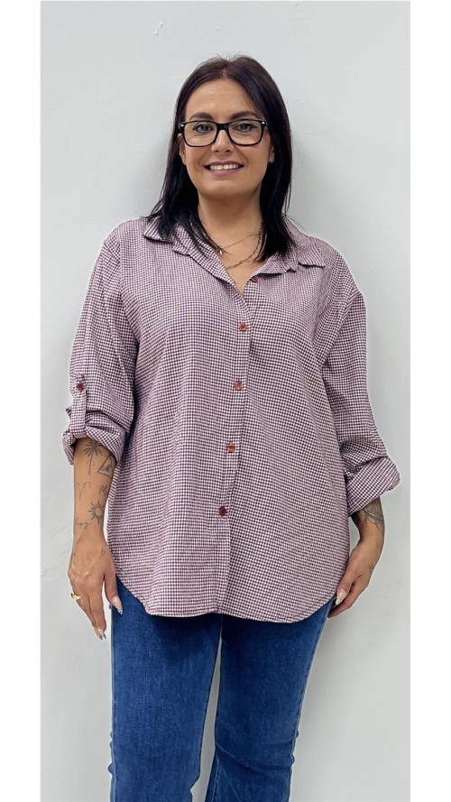 CAMISA VICKY BURDEOS