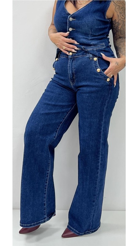 PANTALON ZAYDA VAQUERO