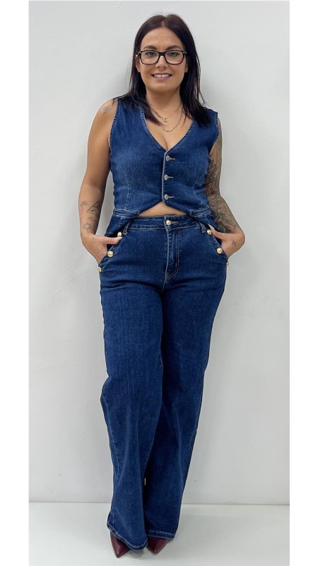 PANTALON ZAYDA VAQUERO 2