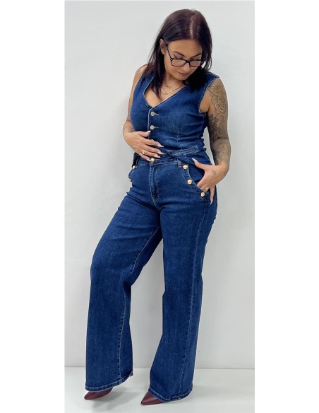 PANTALON ZAYDA VAQUERO