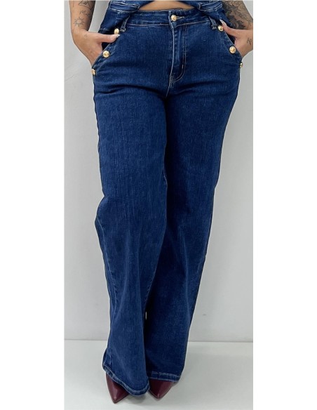 PANTALON ZAYDA VAQUERO