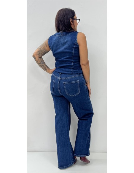 PANTALON ZAYDA VAQUERO