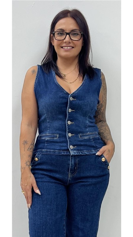 CHALEQUILLO DENIM CADIZ VAQUERO