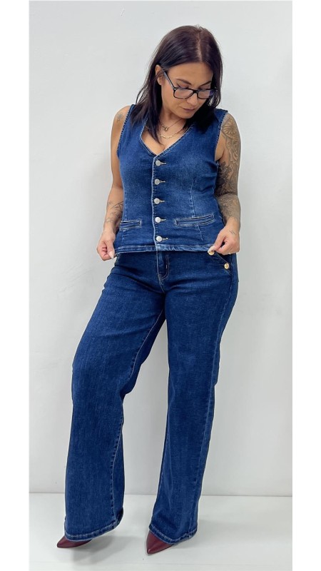 CHALEQUILLO DENIM CADIZ VAQUERO 2