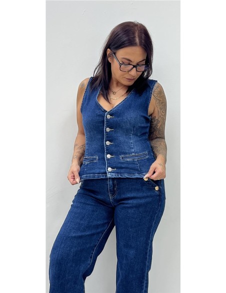 CHALEQUILLO DENIM CADIZ VAQUERO