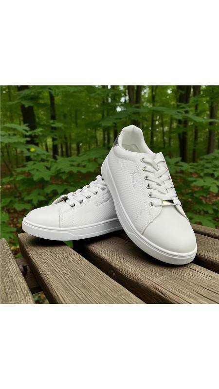 BAMBA NAPA FILO METALIZADOS PLATA 2