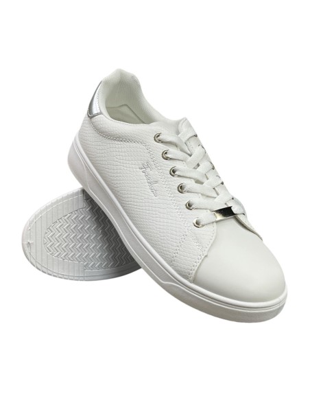 BAMBA NAPA FILO METALIZADOS PLATA