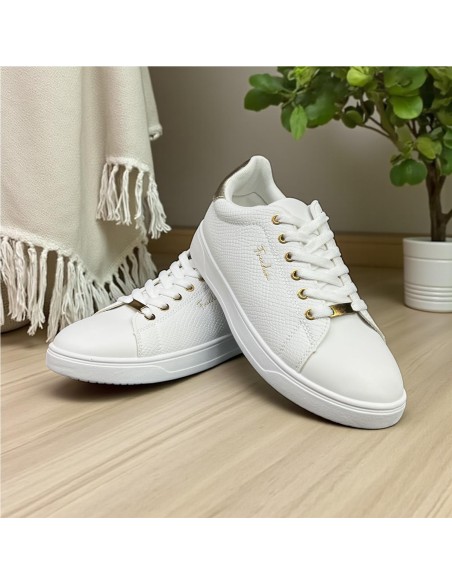 BAMBA NAPA FILO METALIZADOS ORO