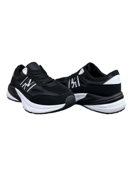 DEPORTIVA PISO ANCHO NEW NEGRO