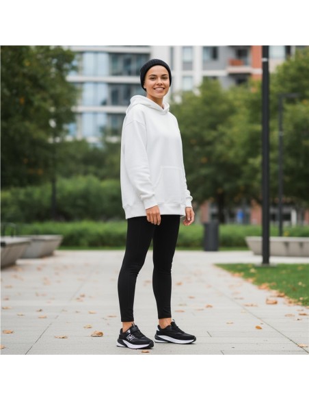 DEPORTIVA PISO ANCHO NEW NEGRO