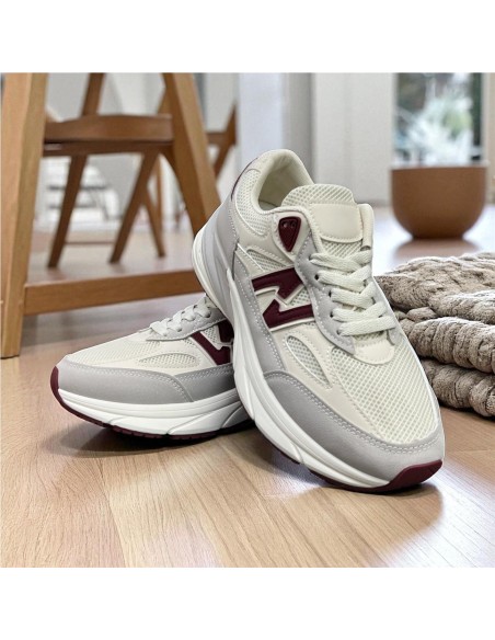 DEPORTIVA PISO ANCHO NEW BURDEOS