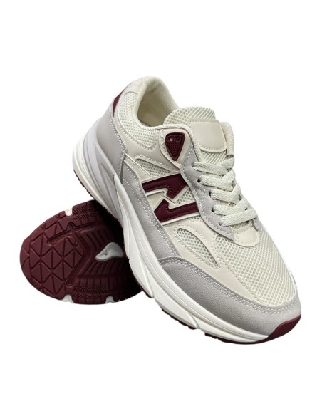 DEPORTIVA PISO ANCHO NEW BURDEOS