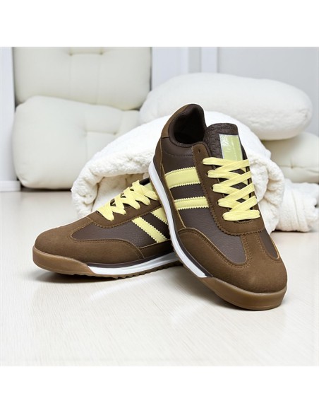 DEPORTIVA COMBINADA MARRON