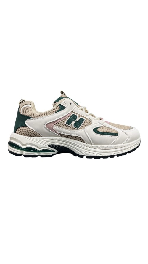 DEPORTIVA SUELA ANCHA NEW VERDE