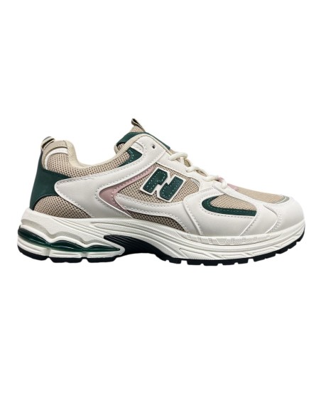 DEPORTIVA SUELA ANCHA NEW VERDE