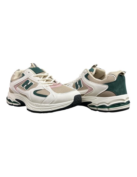 DEPORTIVA SUELA ANCHA NEW VERDE