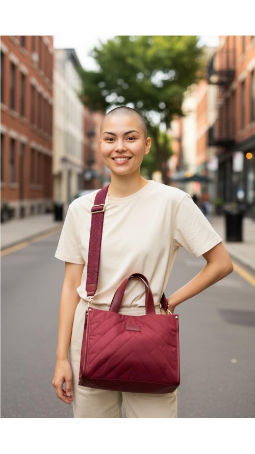 BOLSO SPORT LAVABLE BURDEOS